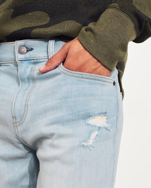hollister athletic skinny jeans
