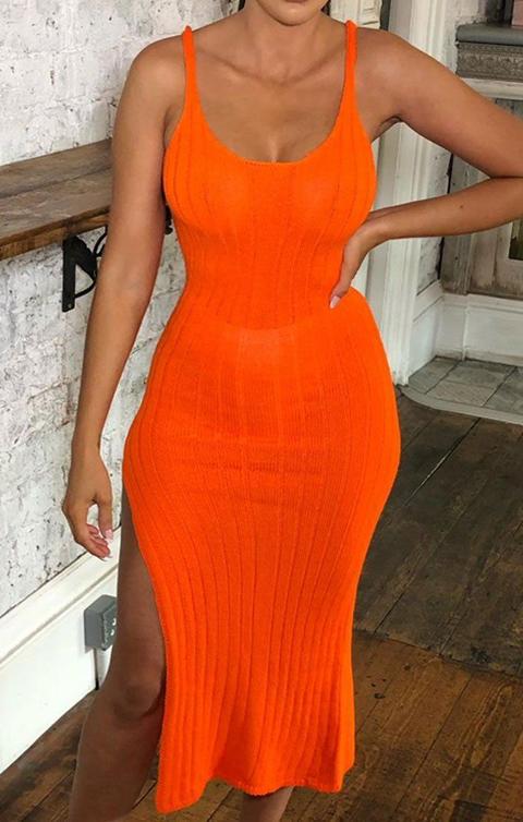 cami split maxi dress