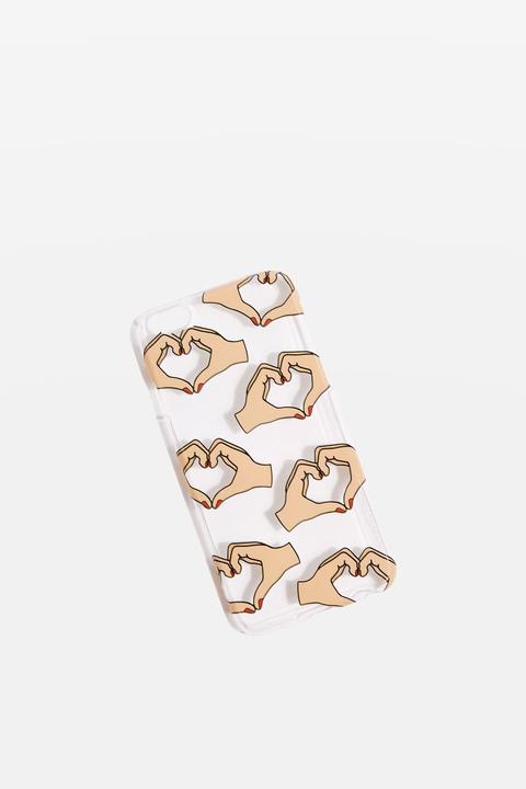 Womens Heart Hands Iphone 6 Phone Case - Clear, Clear