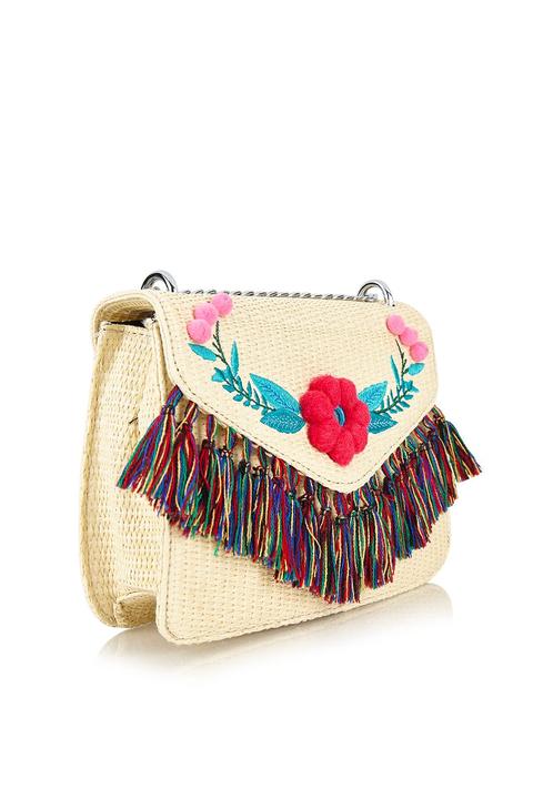 **mini Laureli Raffia Bag By Skinnydip