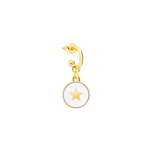 White Star Earring