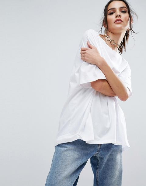 Asos - T-shirt Oversize - Bianco