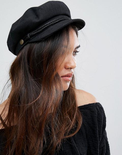 Brixton Baker Boy Hat In Black