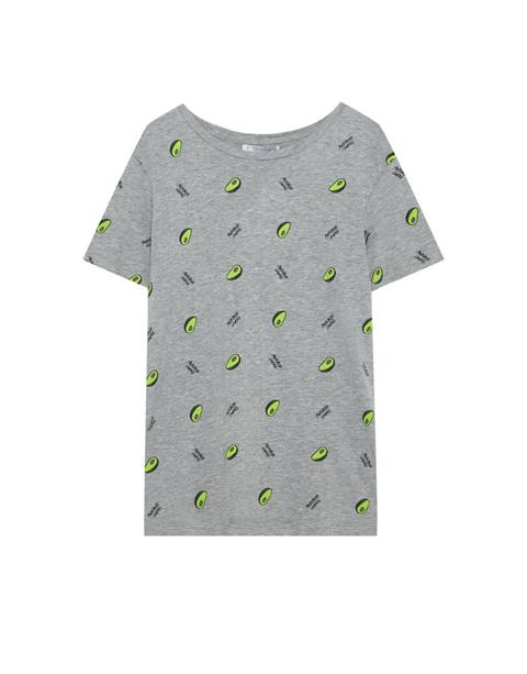 Camiseta Allover Aguacate