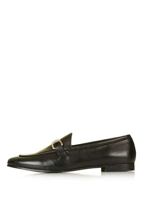 Kendall Leather Buckle Loafer