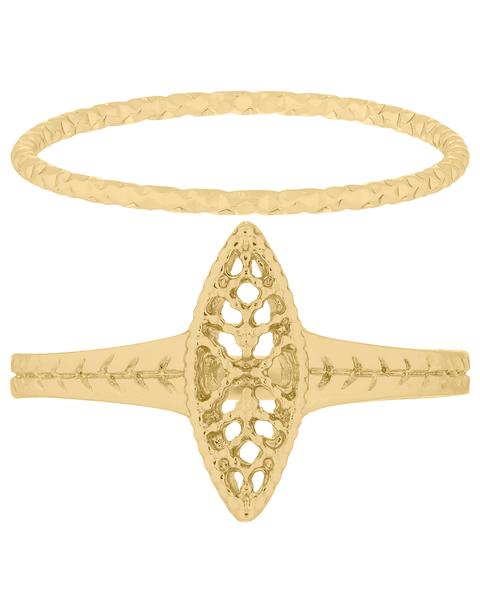 2x Ethnic Rings