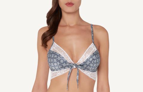 Reggiseno Triangolo In Raso E Pizzo Maiolica Lace