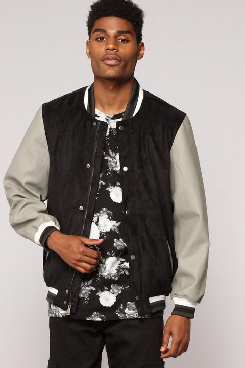 Wooster Varsity Jacket - Black