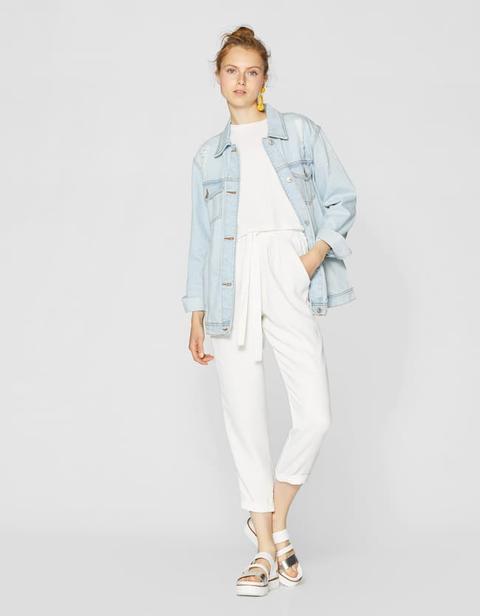 Giubbotto Denim Oversize Jeans