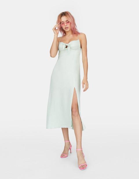 Robe Style Nuisette Vert Pastel