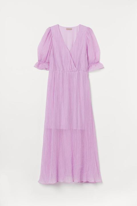 H & M+ Lyocell-blend Dress - Purple