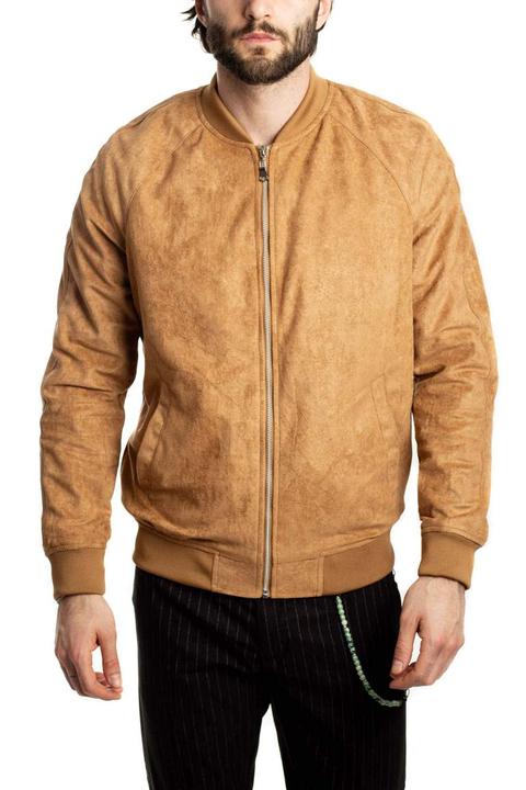 Camel Eco-jacket With Zip