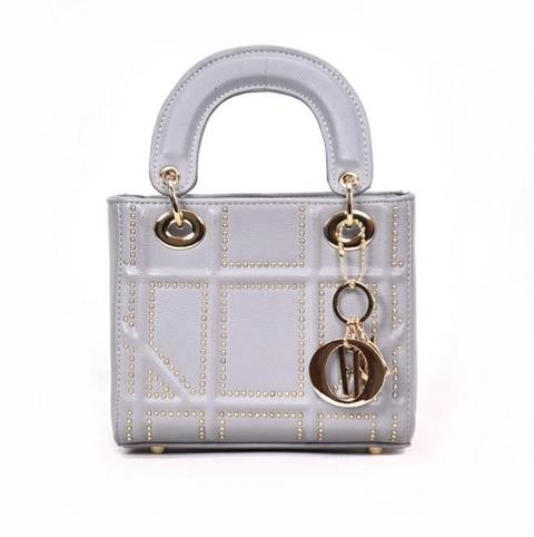 Gigi Studded Bag - Grey