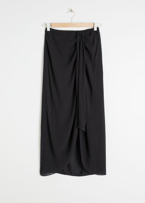 black skirt sarong