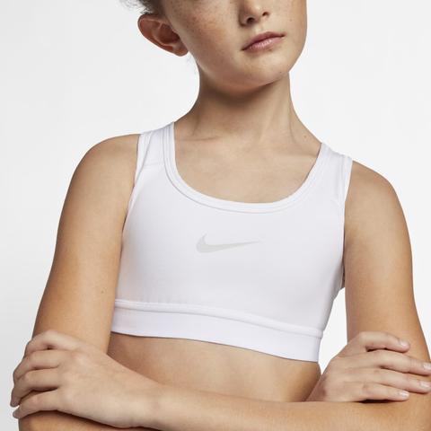 Kids white sports bra on sale