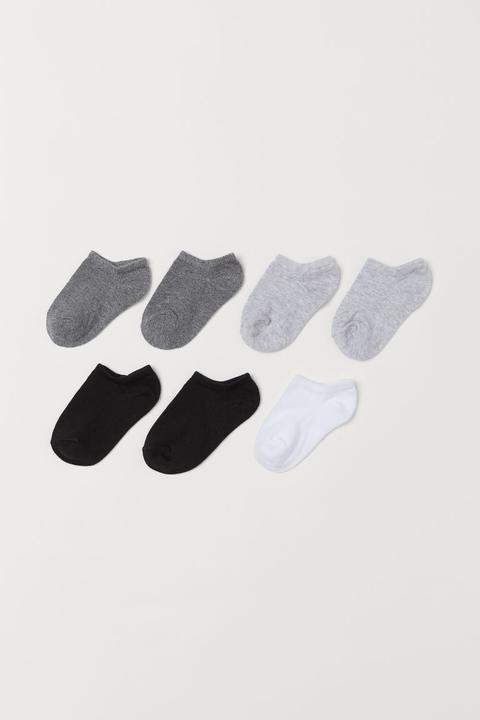 Pack 7 Calcetines Tobilleros - Gris