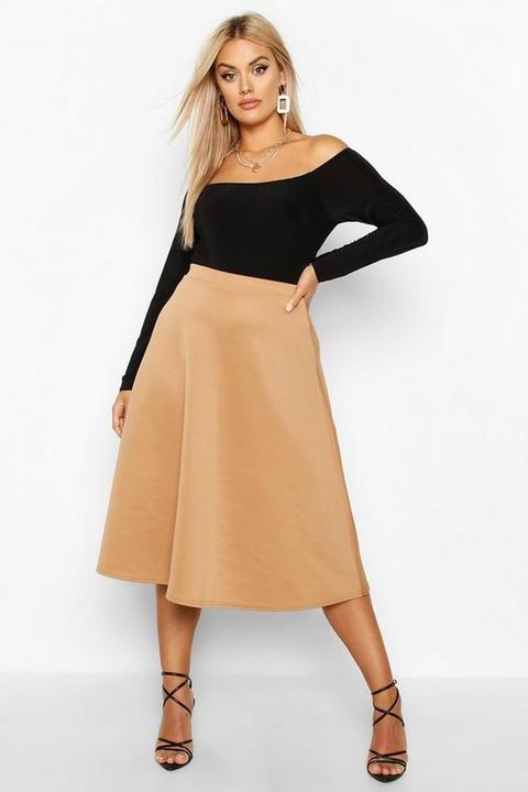 midi skater skirt