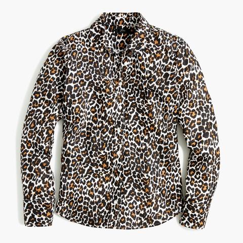 j crew leopard sweatshirt