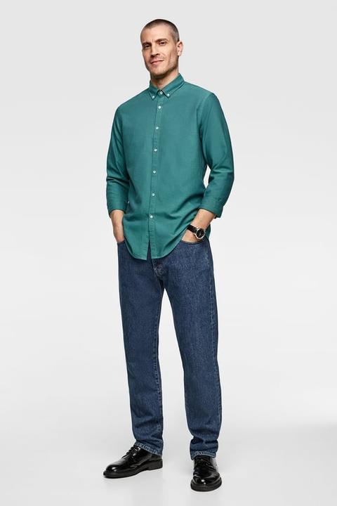 Camicia Struttura Oxford