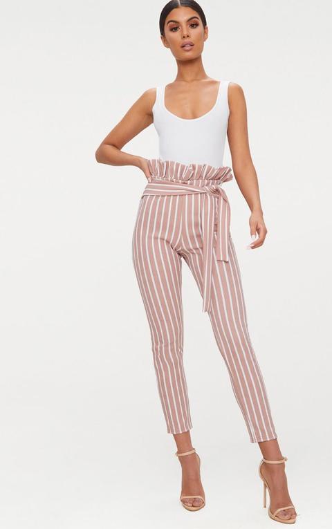 pinstripe trousers pretty little thing