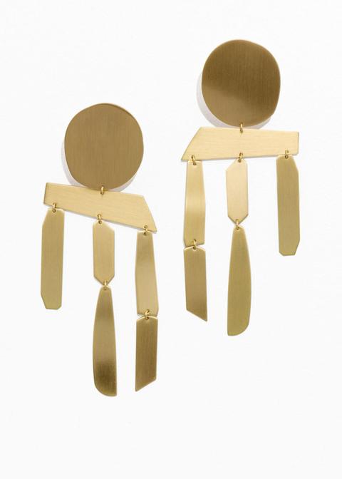 Abstract Dangling Earrings