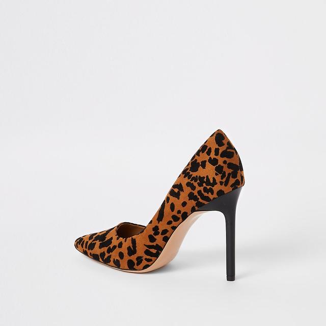 leopard print court shoes