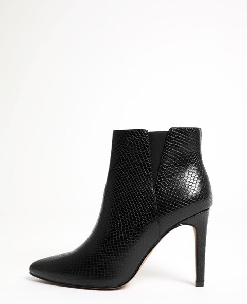 boots femme effet croco