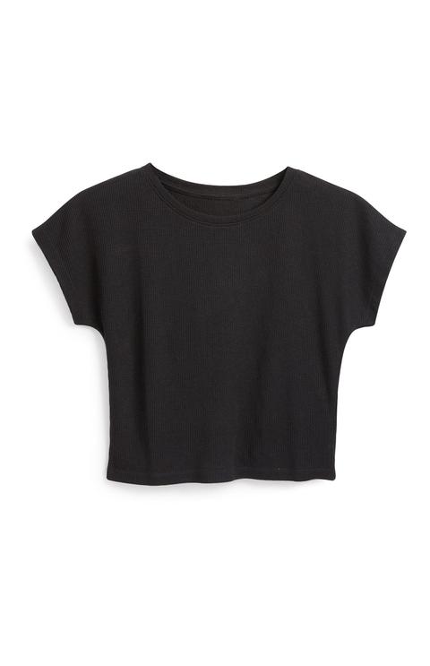 Black Crop T-shirt