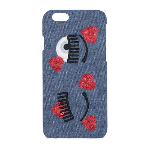 Flirting Iphone Cover Denim Hearts