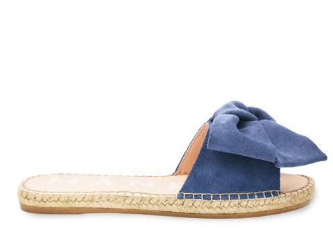 Flat Sandals With Bow - Versailles - Jeans