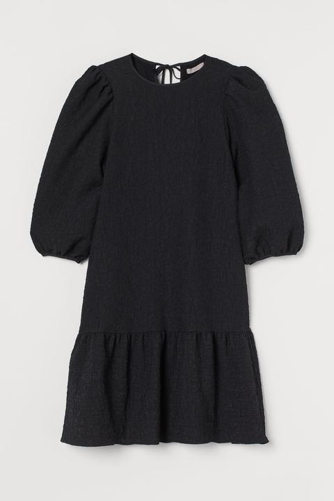 Crêpe Dress - Black