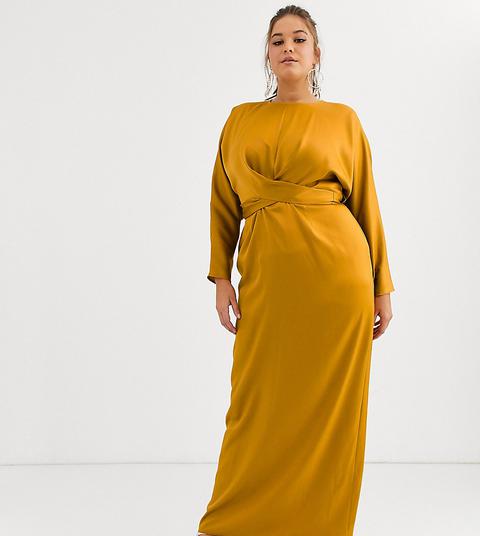 Asos Design Curve Maxi Dress With ...