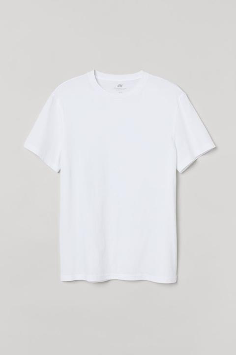 Camiseta Regular Fit - Blanco