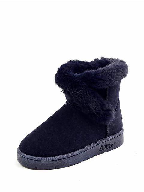 Faux Fur Lined Snow Boots