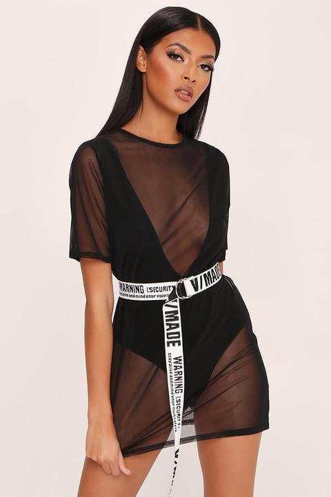 Black Mesh T