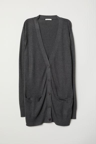 H & M - Cardigan Lungo - Grigio