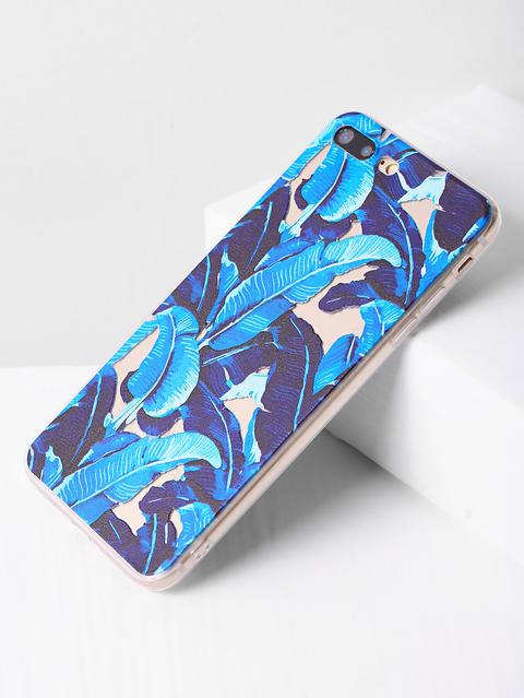 Blue Tropical Print Iphone 7 Plus Case