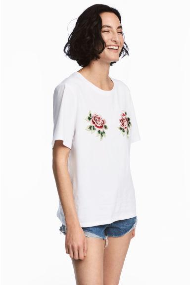 Embroidered T-shirt