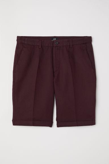 H & M - Shorts Chinos Skinny Fit - Rosso