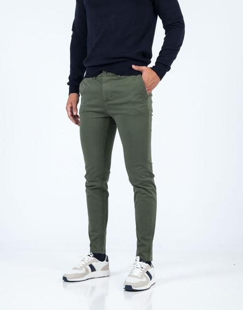 Pantalón Chino Skinny Kaki