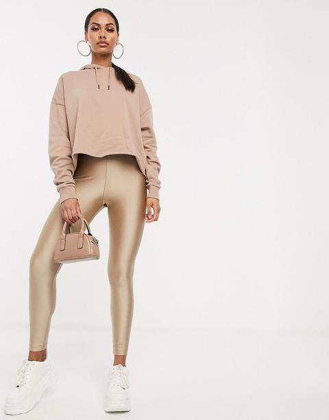 Asos Design Co-ord - Leggings Stile Discoteca - Beige