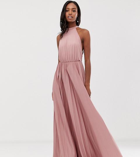 asos pink maxi