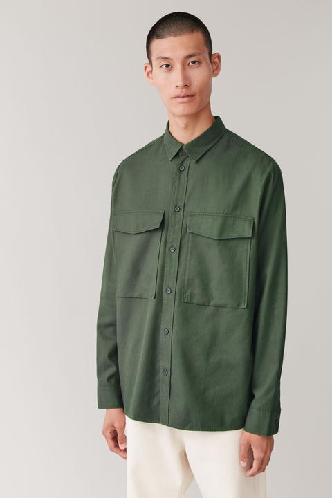 Relaxed Two-pocket Shirt from COS on 21 