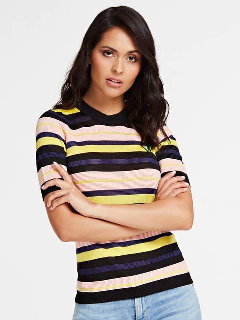 guess striped sweater