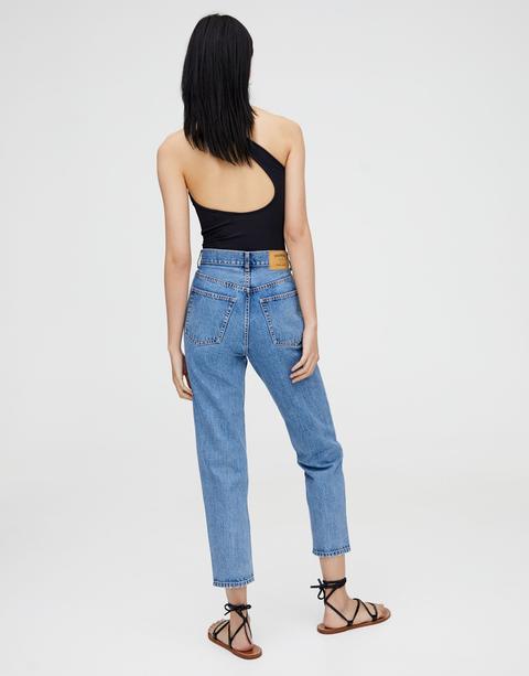 Mom Jeans Con Carré from Pull and Bear 