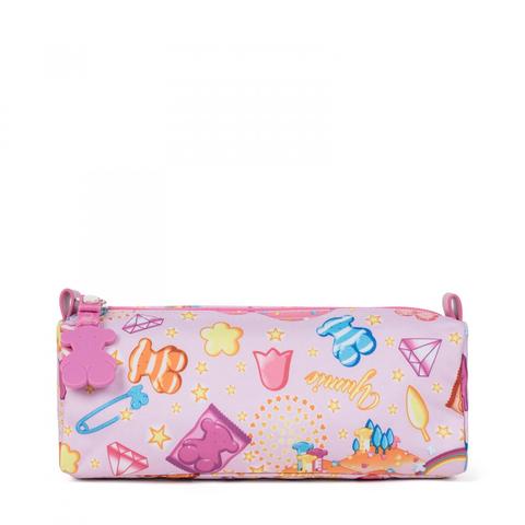 Estuche School Candy De Lona En Color Multi-beige