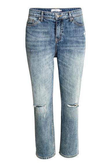 H & M - Straight Ankle Jeans - Blu