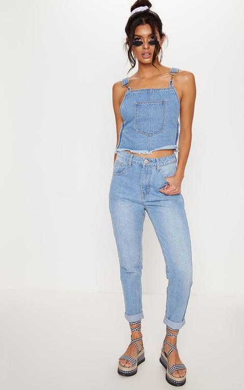 Light Blue Wash Mom Jean