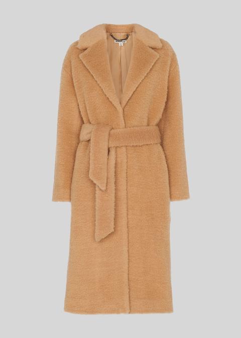 whistles textured belted coat