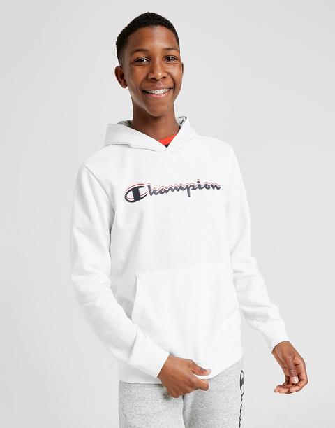 white youth champion hoodie